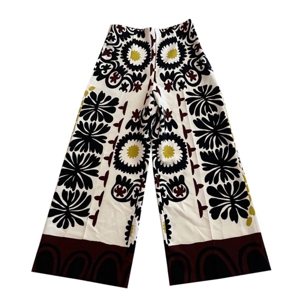 Zara Funky Boho Wide-Leg Pants - Picture 4 of 10